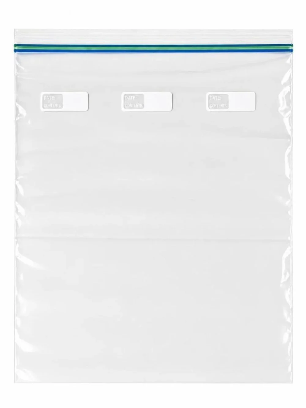 50 Double Lock Grip Seal Bags 13x16 Clear Poly Plastic Resealable Zipper Baggies